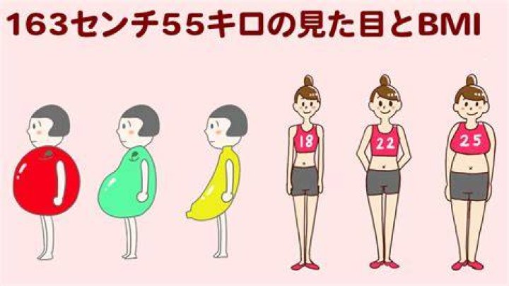 163センチ55キロは太ってる?標準体重とBMIから見る理想体型